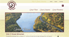 Desktop Screenshot of greatriverroadwinetrail.org