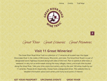 Tablet Screenshot of greatriverroadwinetrail.org